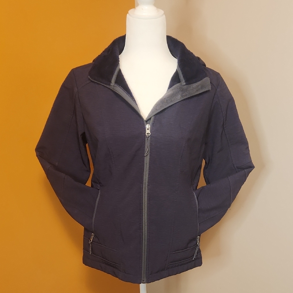 Free Country Women's Dark Purple Ski Jacket Medium